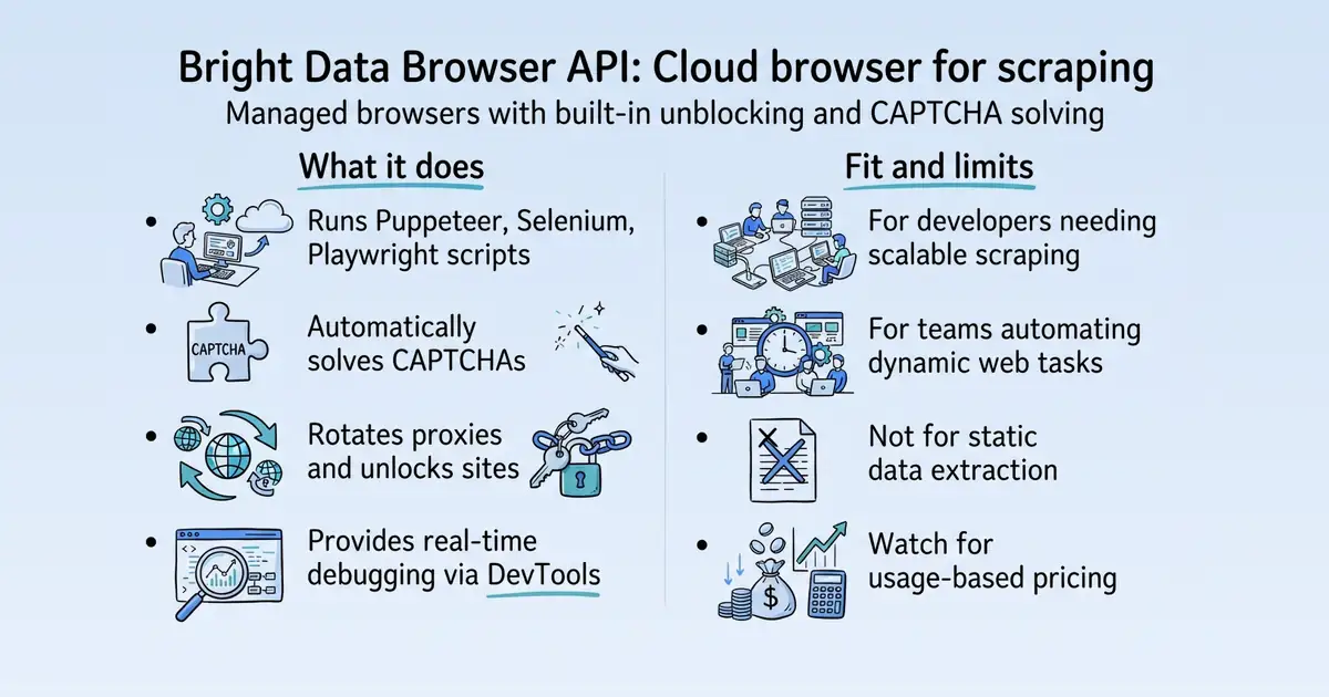 Bright Data Browser API at a glance