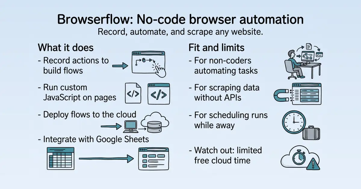 Browserflow at a glance