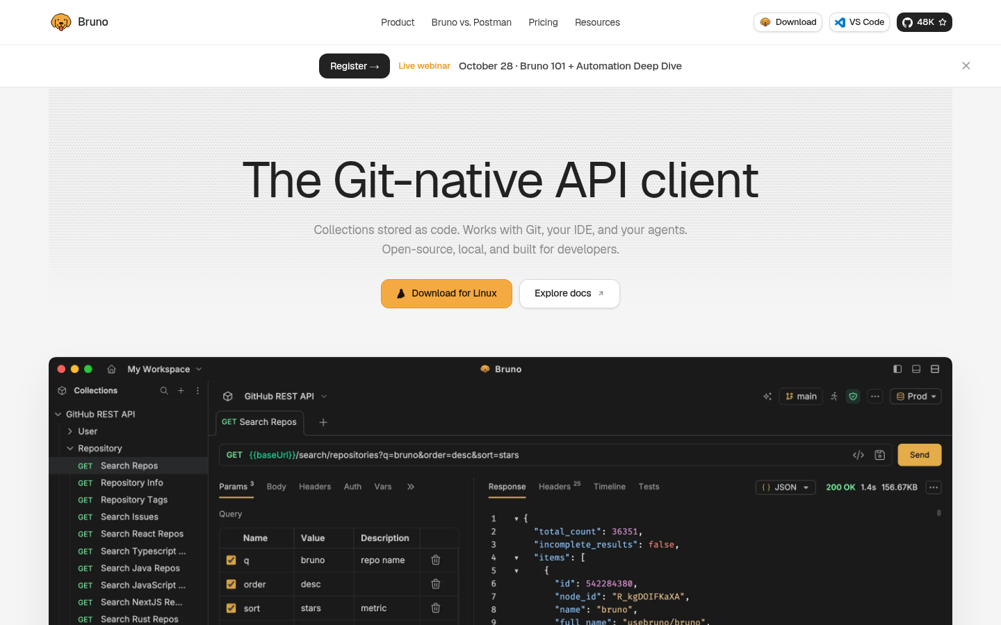 Homepage of the website, as captured