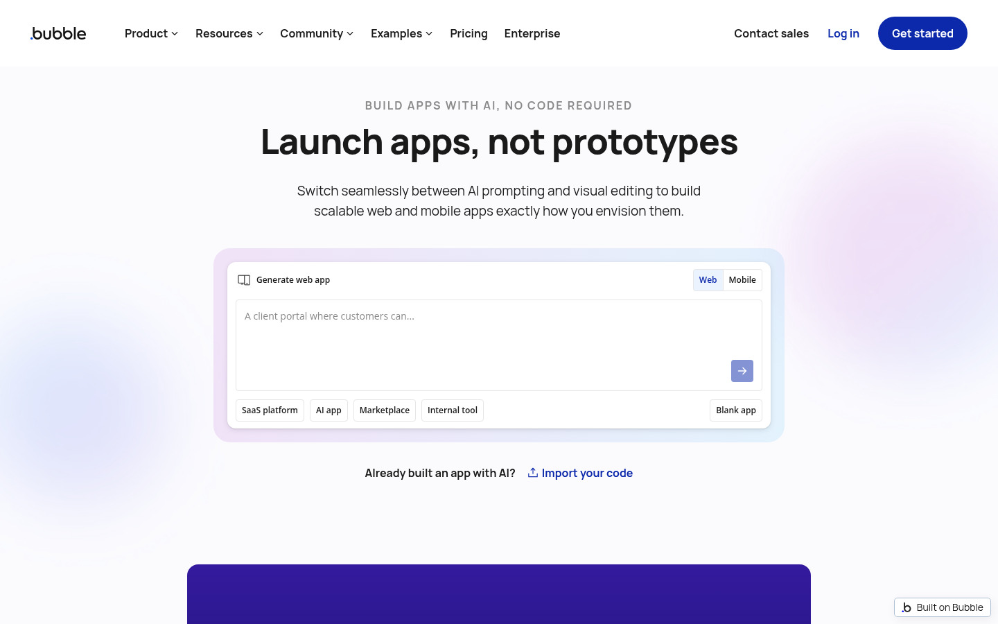 Homepage of the website, as captured