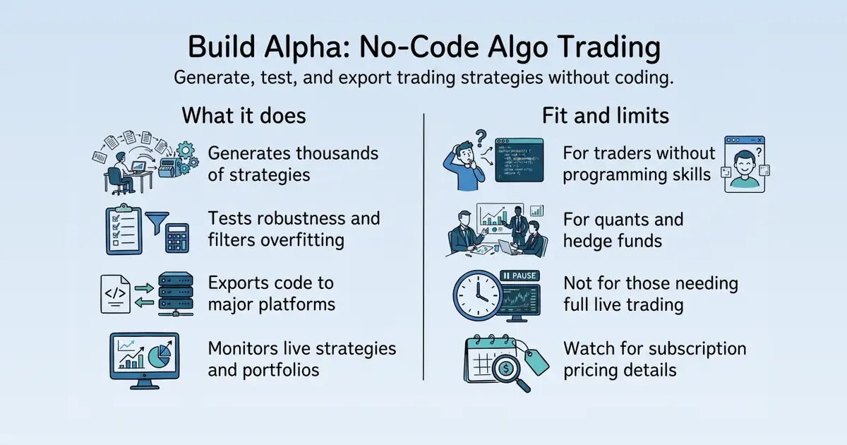 Build Alpha at a glance