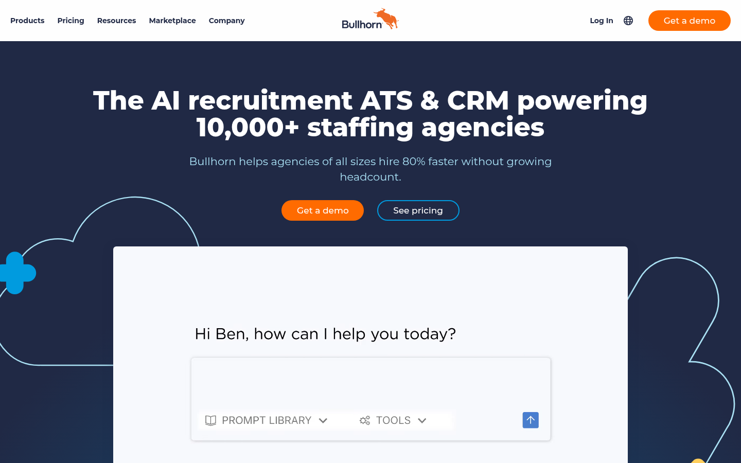 Homepage of the website, as captured