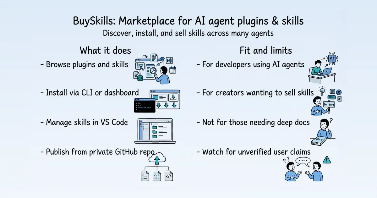 BuySkills at a glance