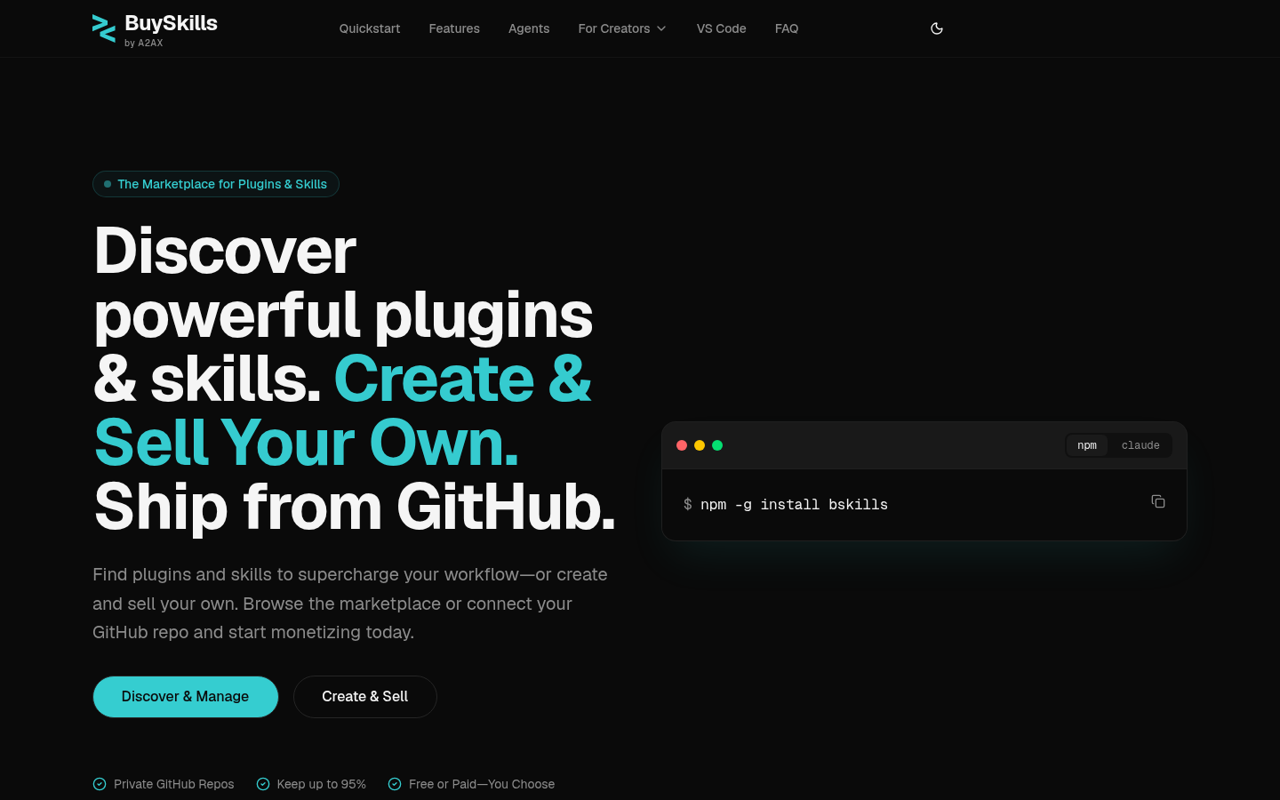 Homepage of the website, as captured