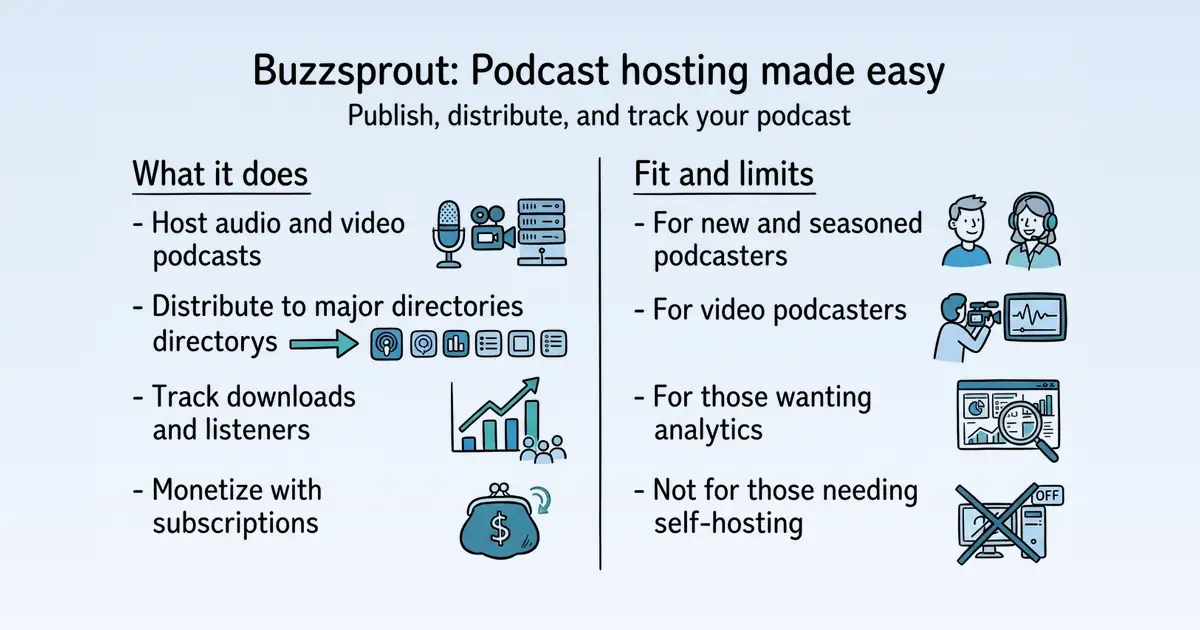 Buzzsprout at a glance