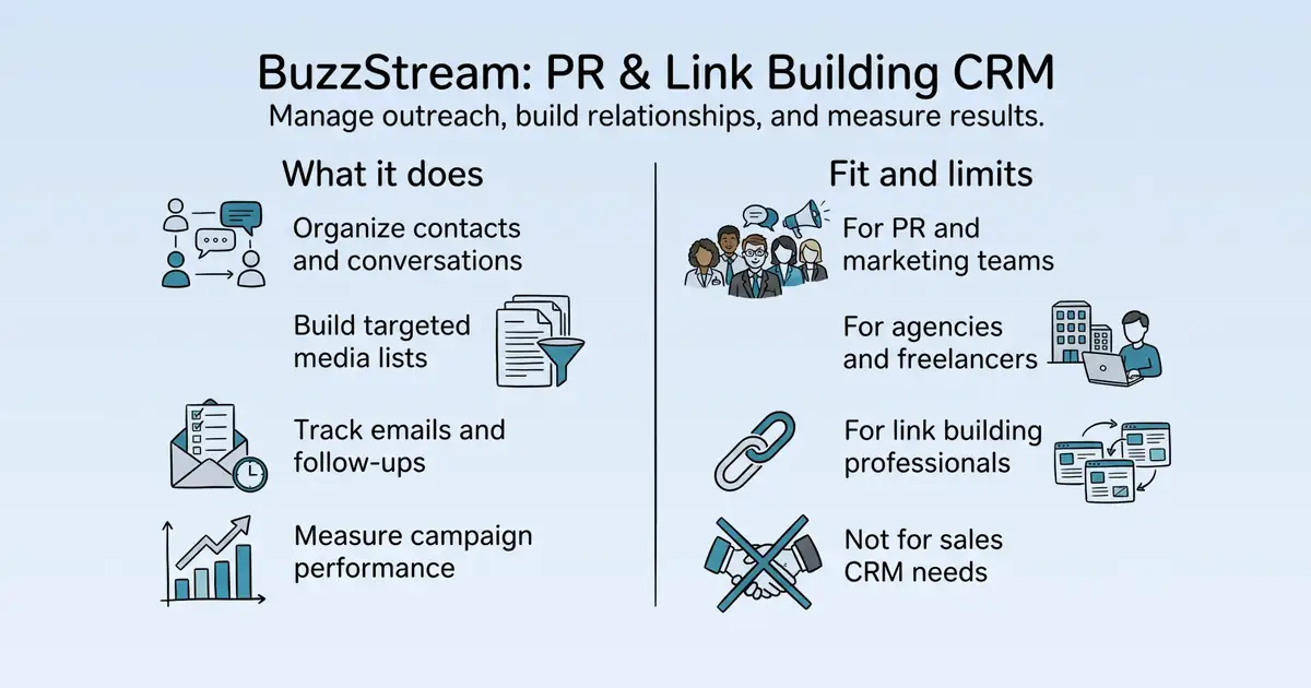 BuzzStream at a glance