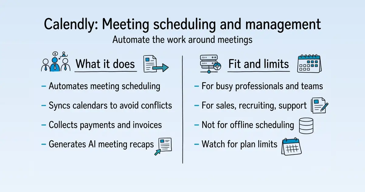 Calendly at a glance