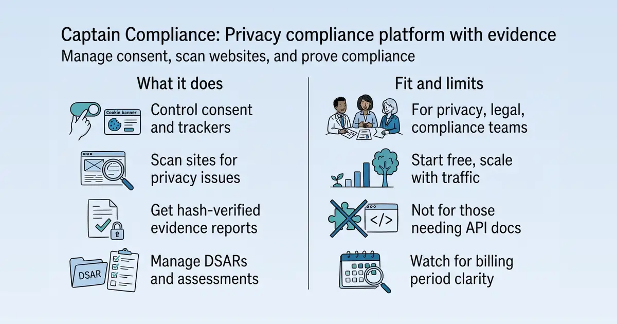 Captain Compliance at a glance