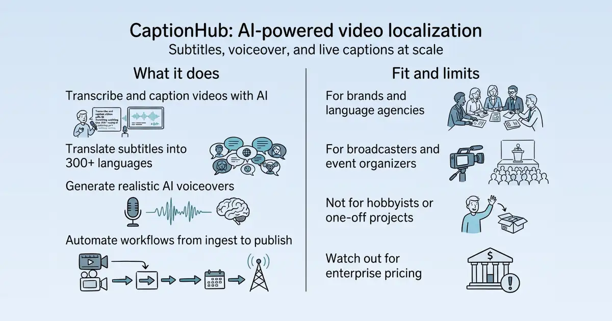 CaptionHub at a glance