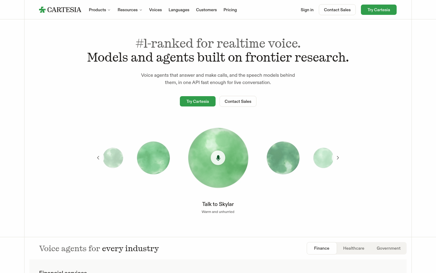 Homepage of the website, as captured