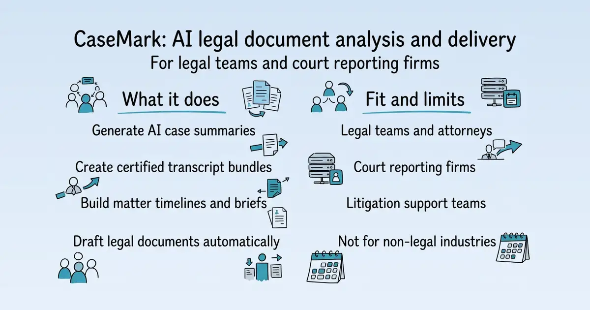 CaseMark at a glance
