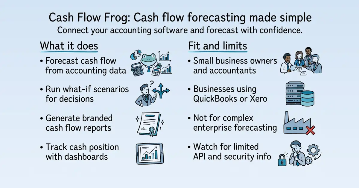 Cash Flow Frog at a glance
