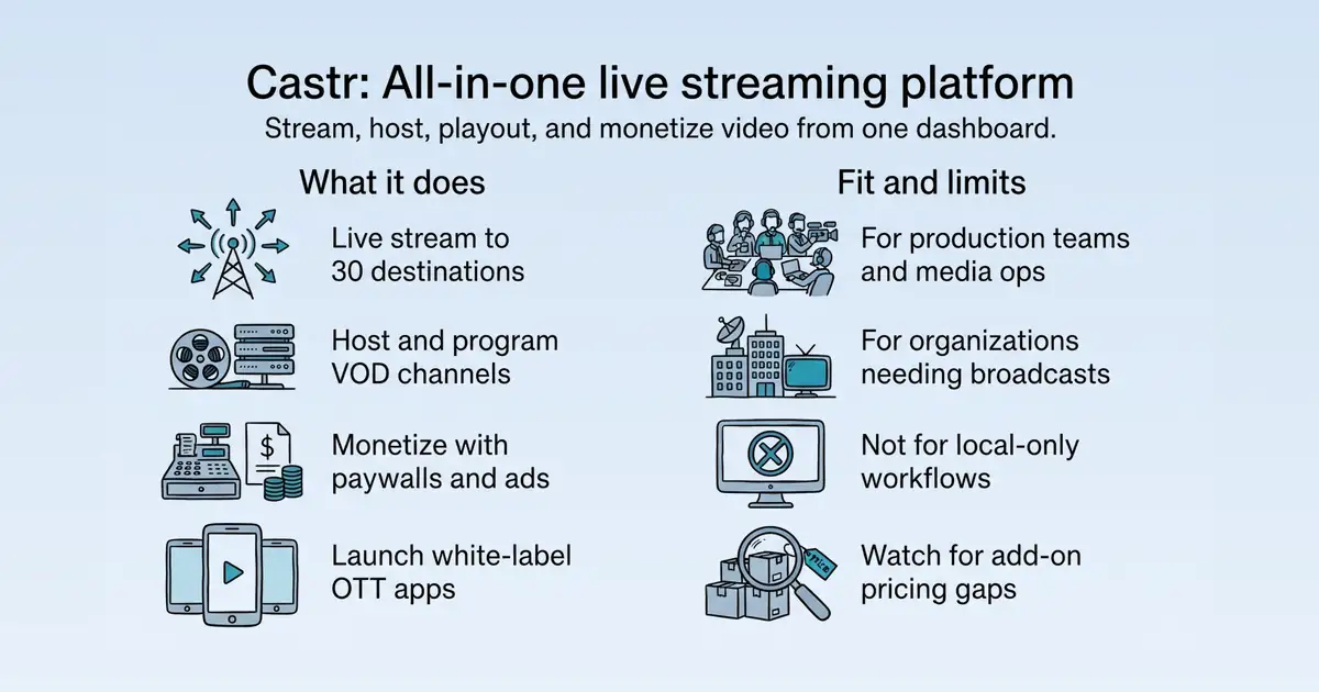 Castr at a glance
