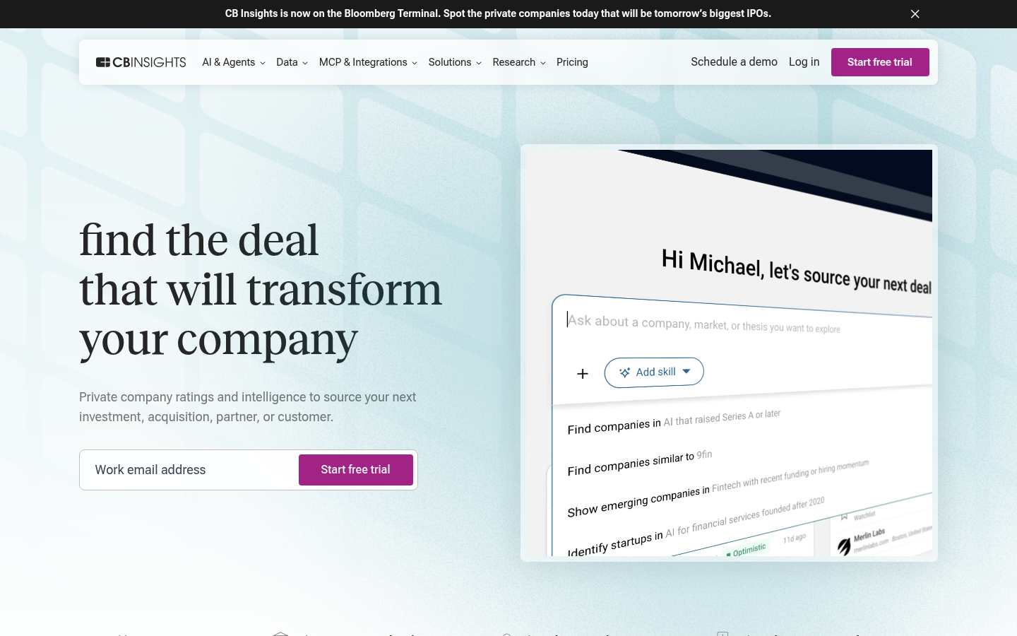 Homepage of the website, as captured