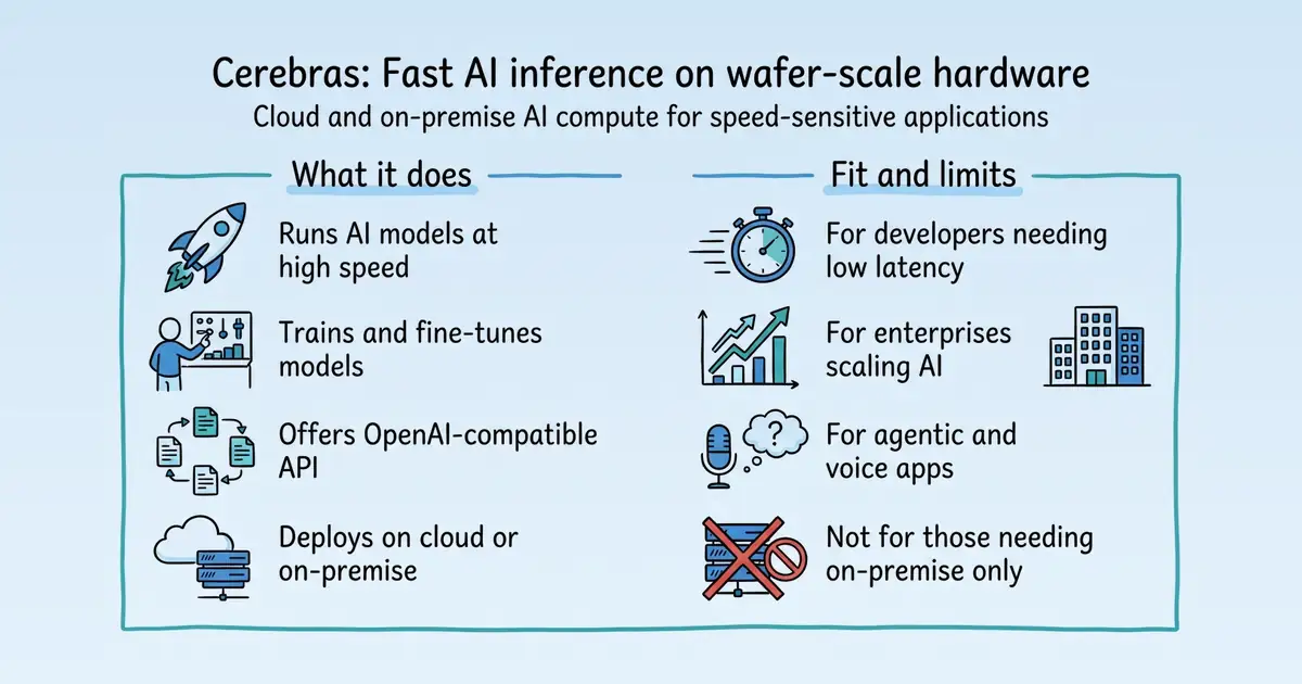 Cerebras at a glance