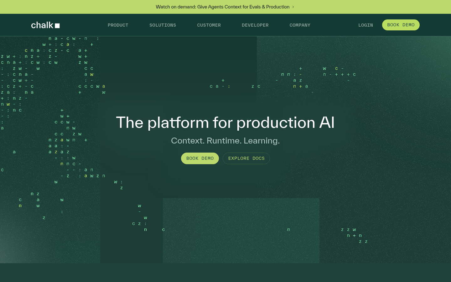 Homepage of the website, as captured
