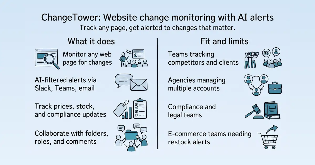 ChangeTower at a glance