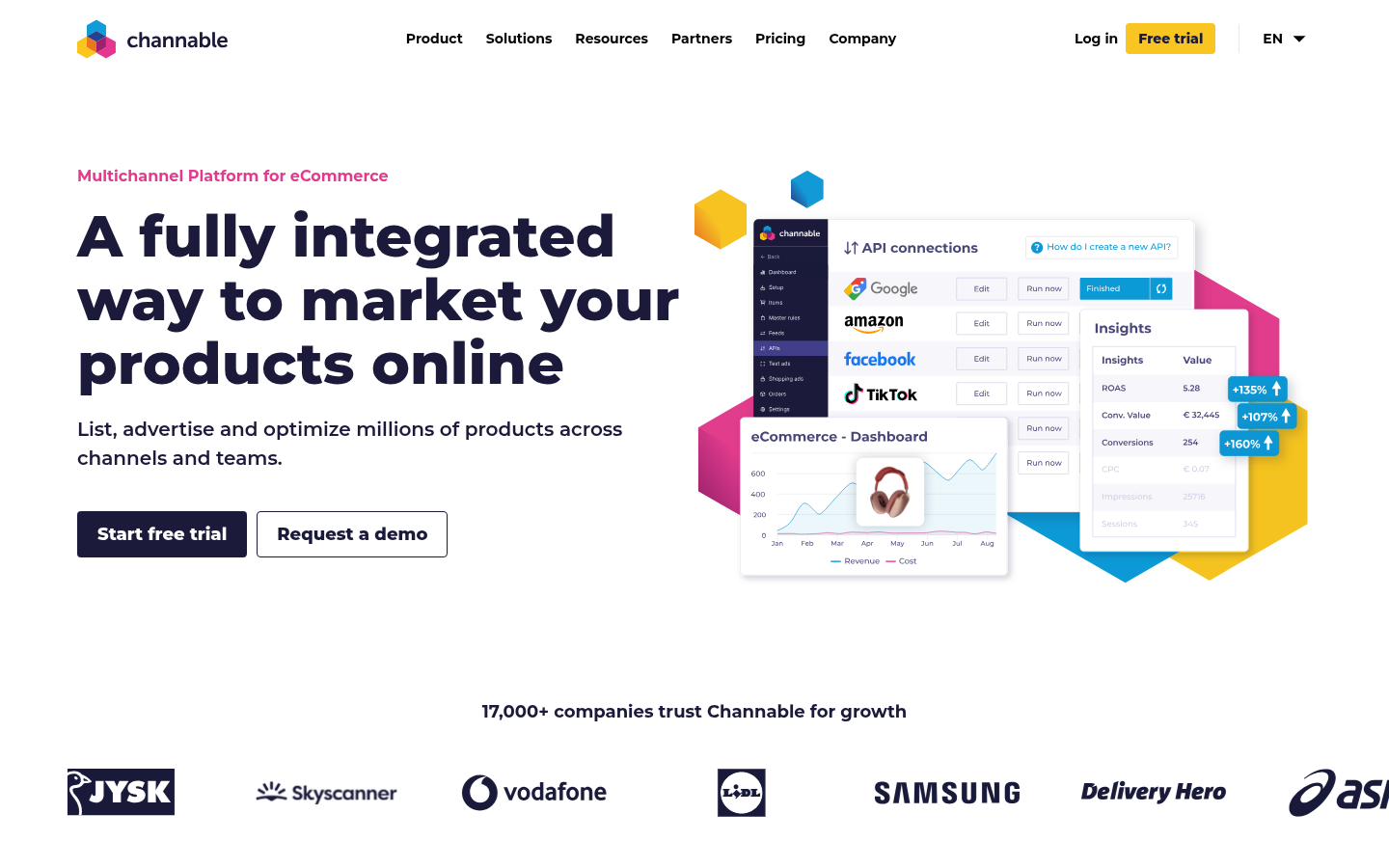 Homepage of the website, as captured
