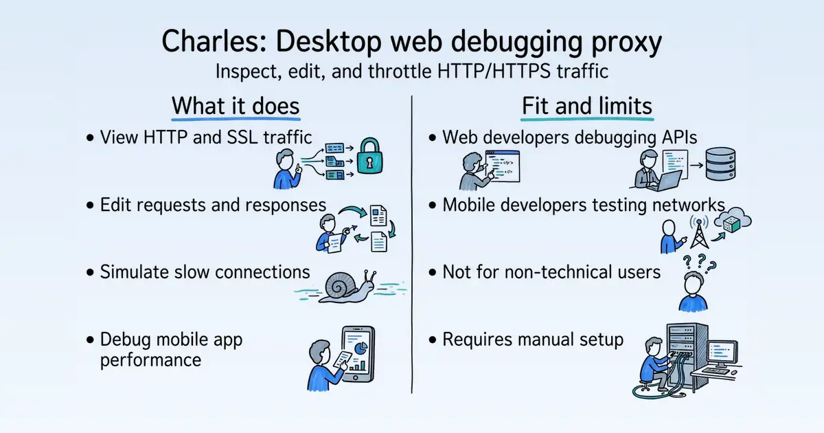 Charles Web Debugging Proxy at a glance