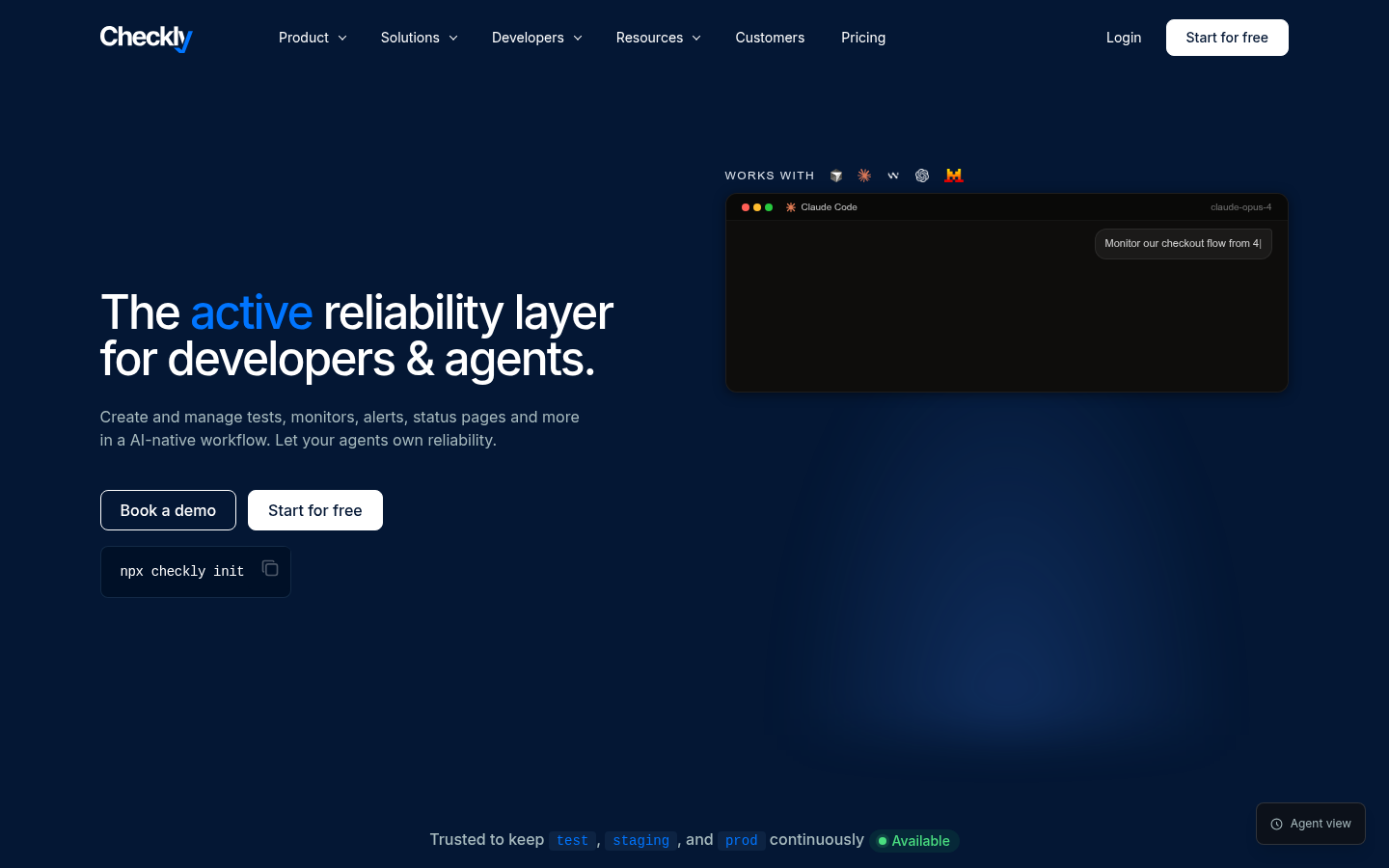 Homepage of the website, as captured