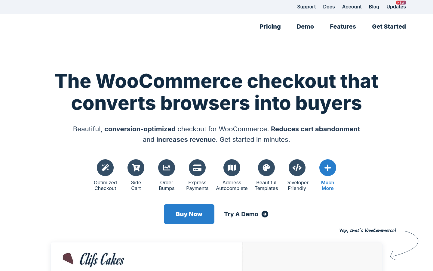 Homepage of the website, as captured