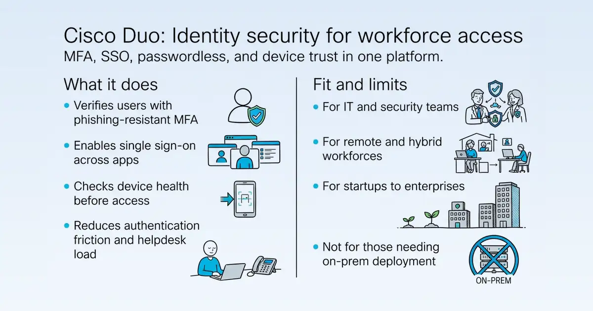 Cisco Duo at a glance