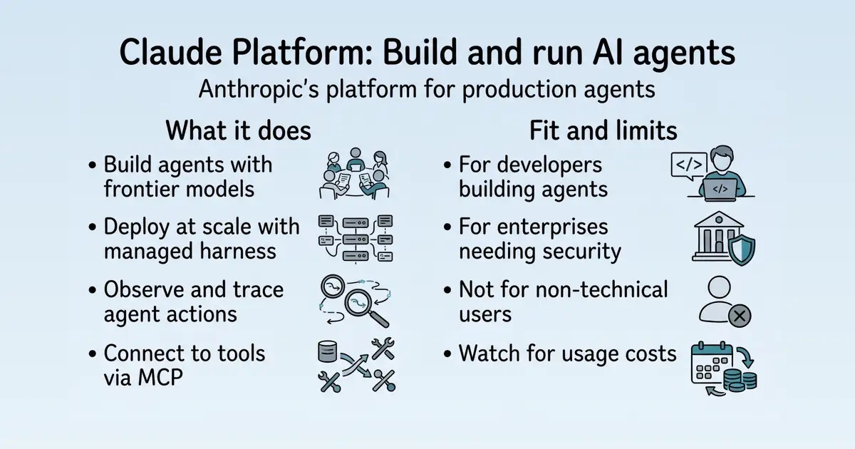 Claude Platform at a glance
