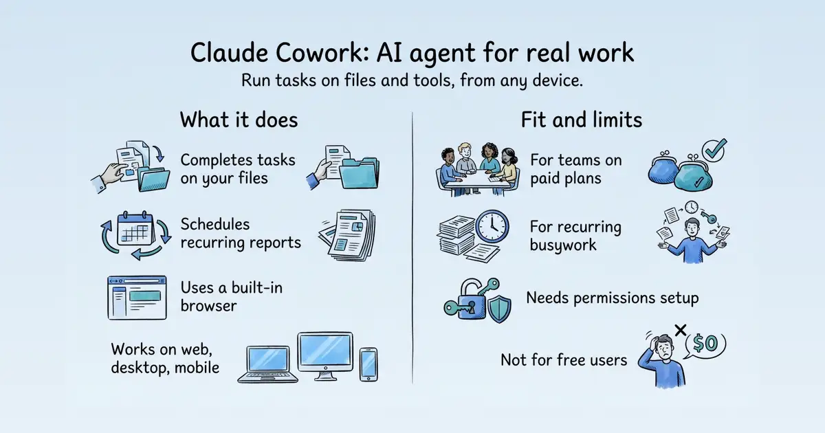 Claude Cowork at a glance