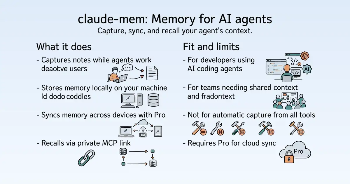claude-mem / CMEM Pro at a glance