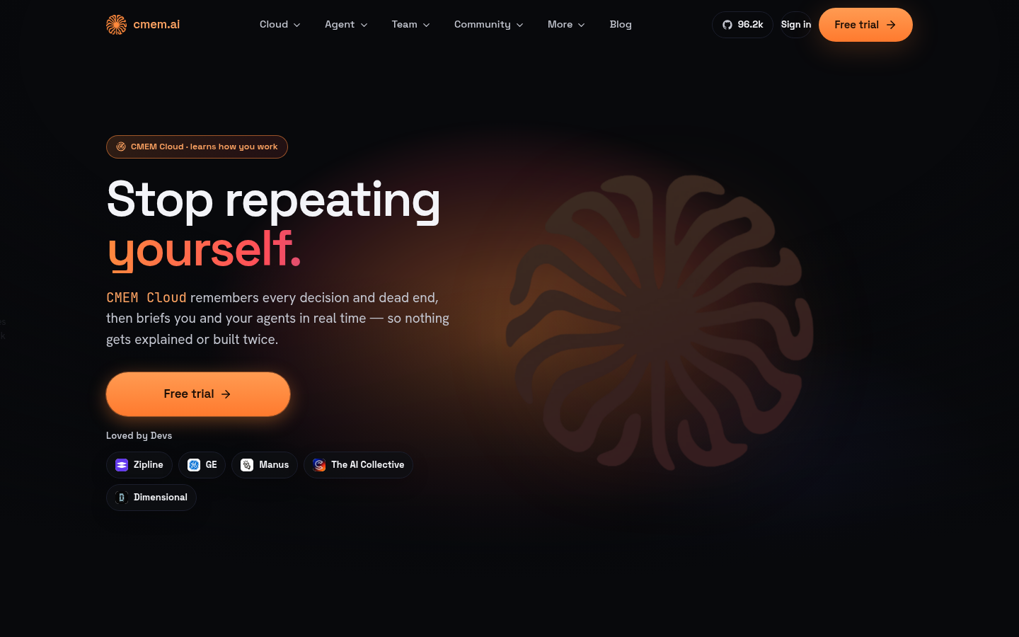 Homepage of the website, as captured
