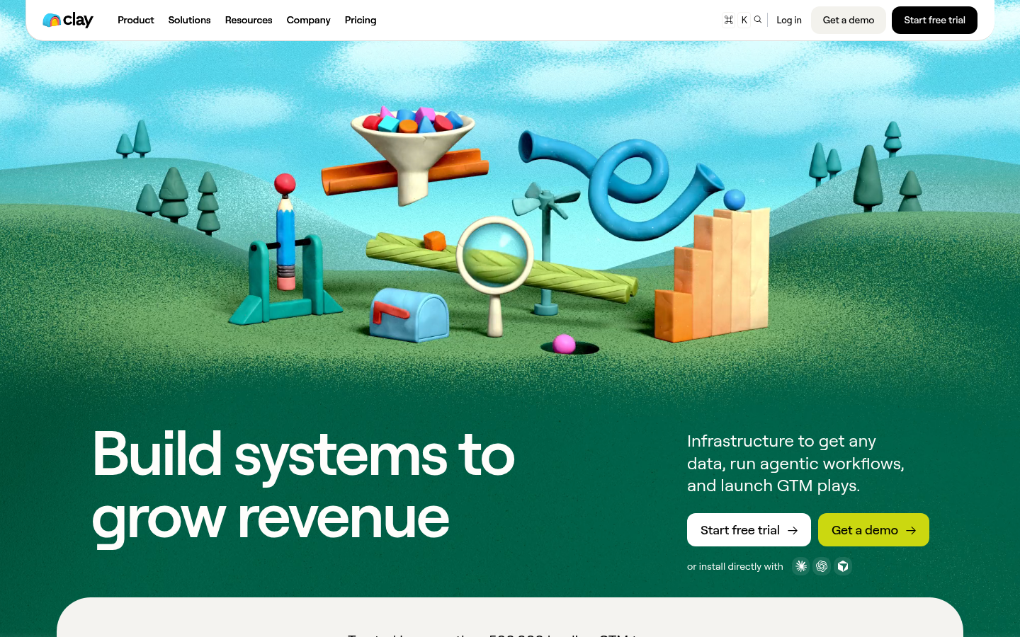 Homepage of the website, as captured