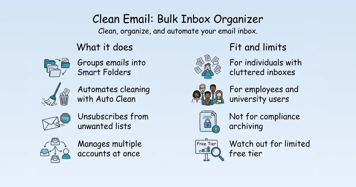 Clean Email at a glance