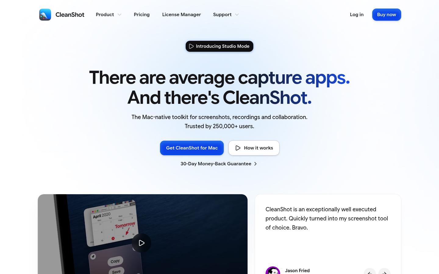 Homepage of the website, as captured