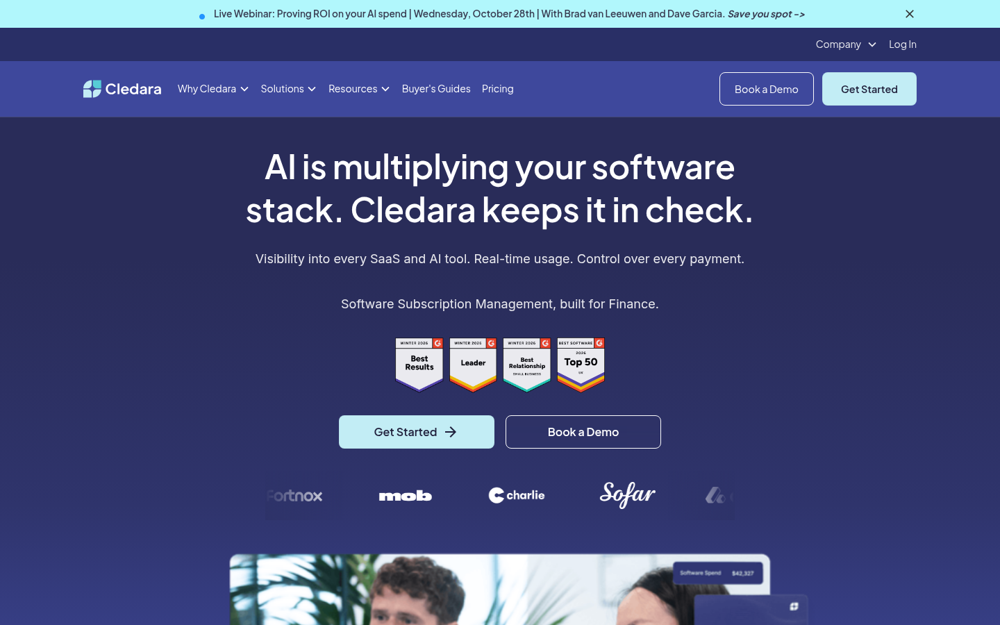 Homepage of the website, as captured