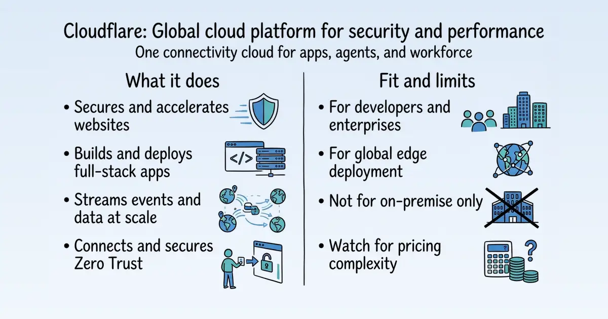 Cloudflare at a glance