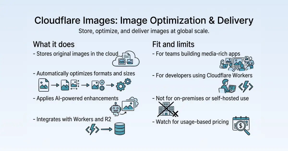 Cloudflare Images at a glance