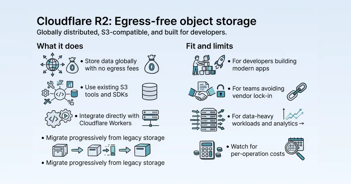 Cloudflare R2 at a glance