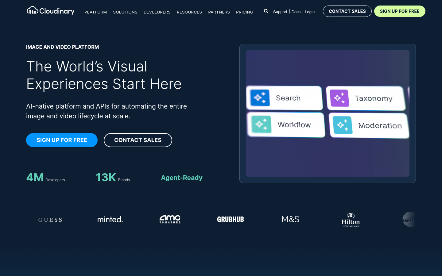 Homepage of the website, as captured