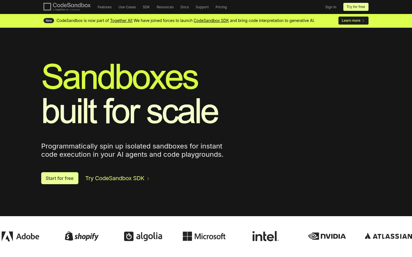 Homepage of the website, as captured