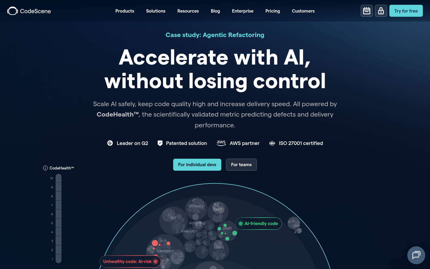 Homepage of the website, as captured