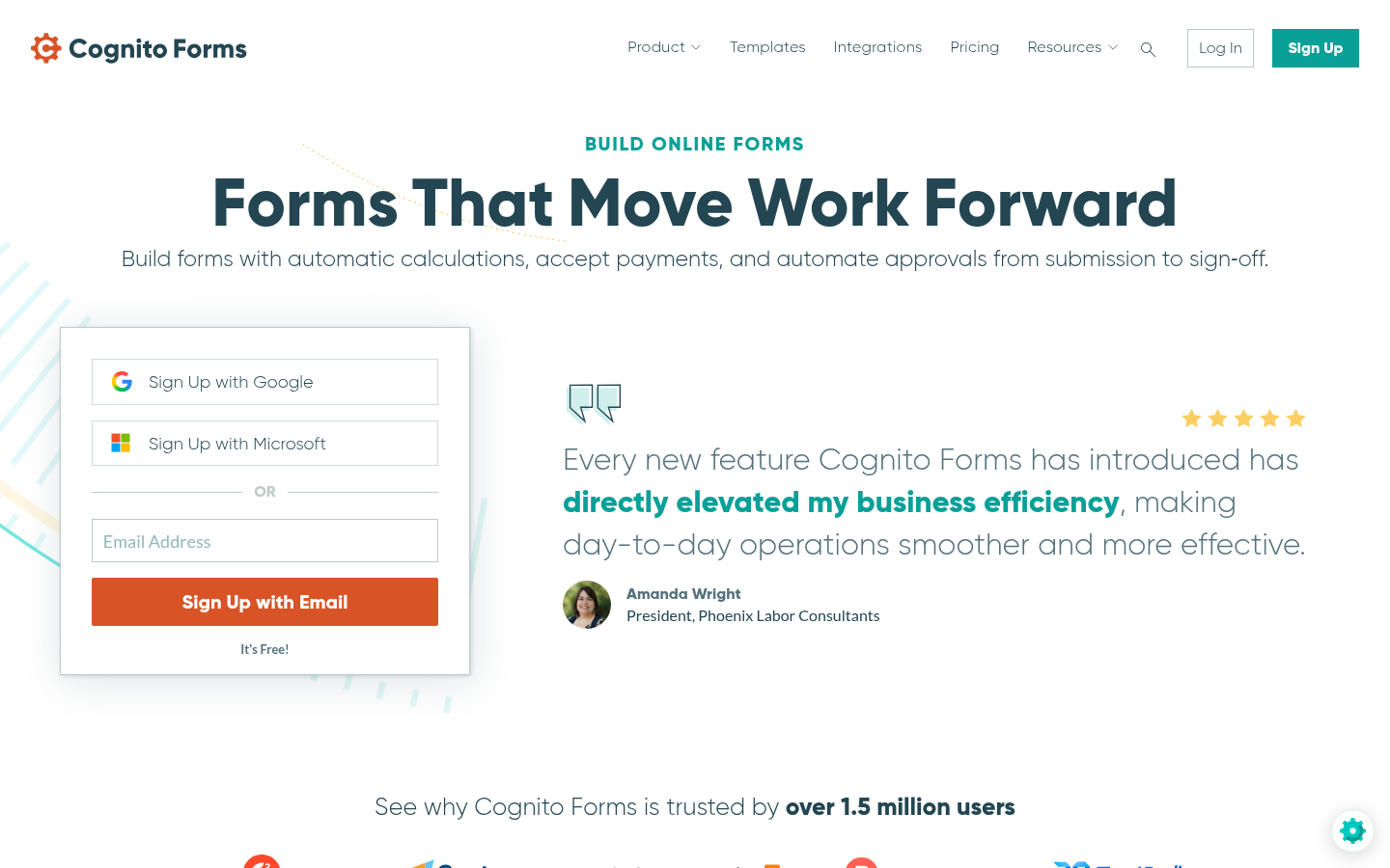 Homepage of the website, as captured