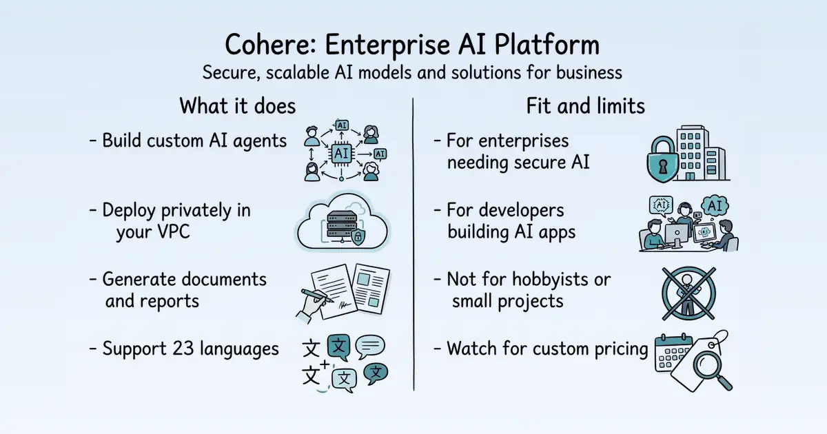 Cohere at a glance