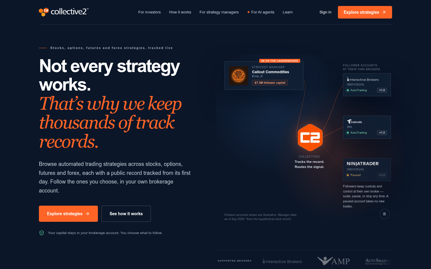 Homepage of the website, as captured