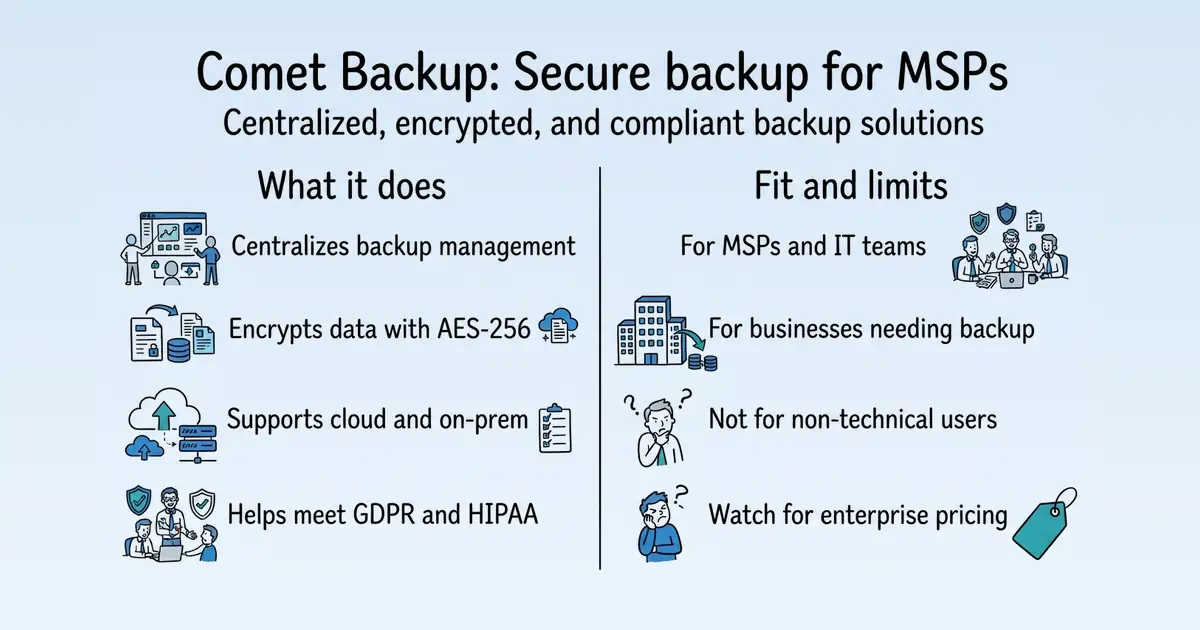 Comet Backup at a glance