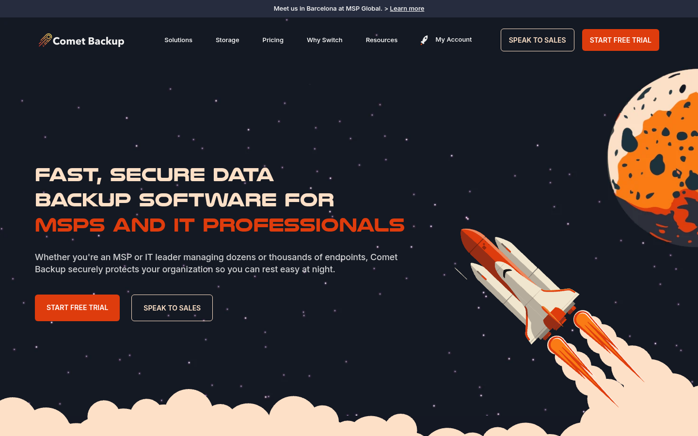 Homepage of the website, as captured