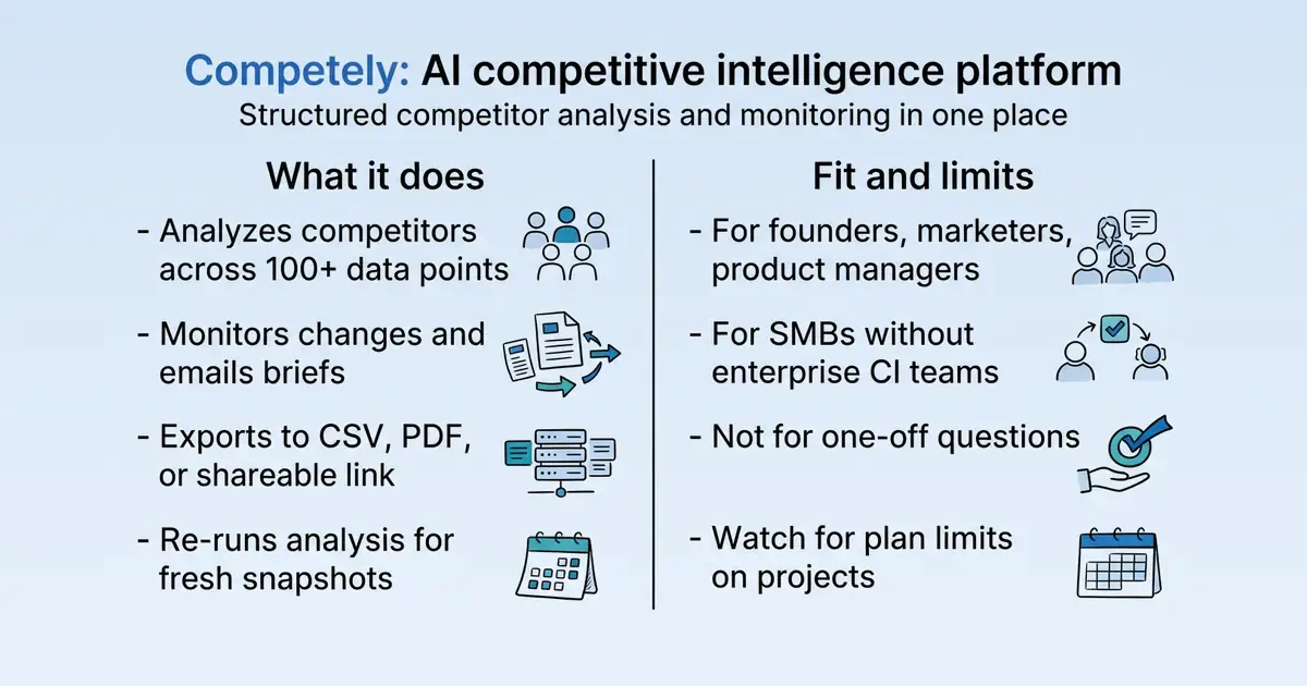 Competely at a glance