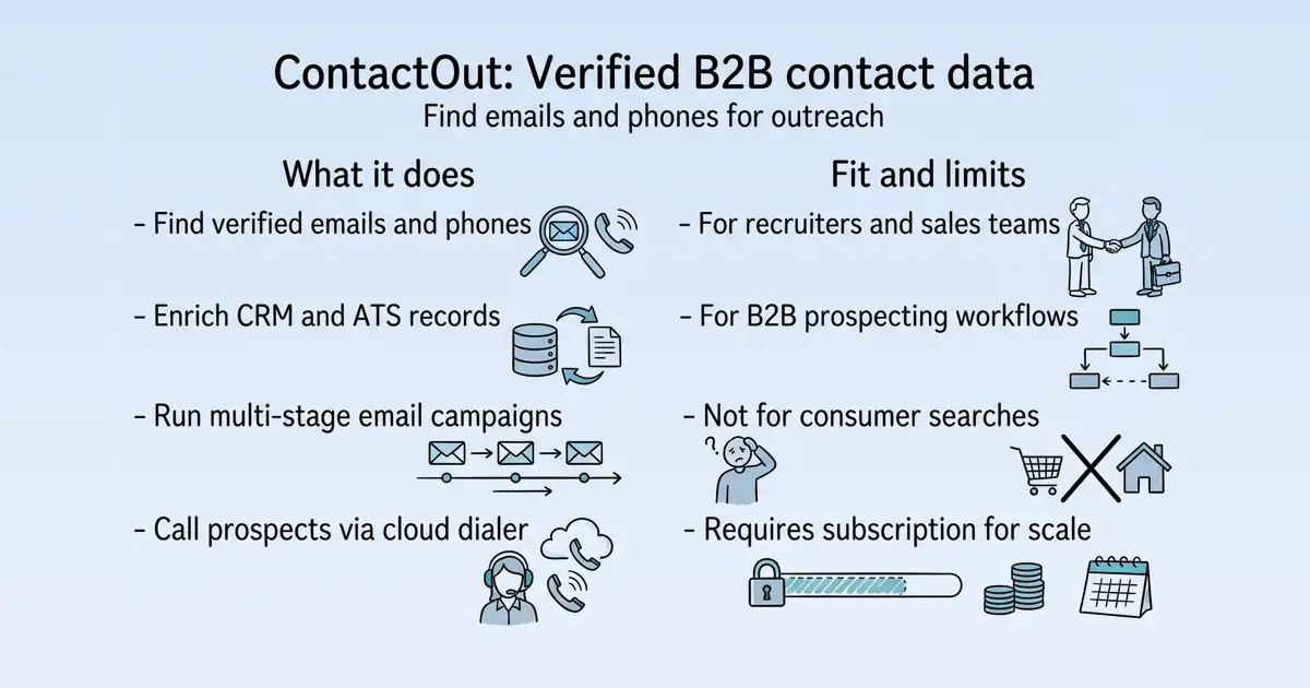 ContactOut at a glance