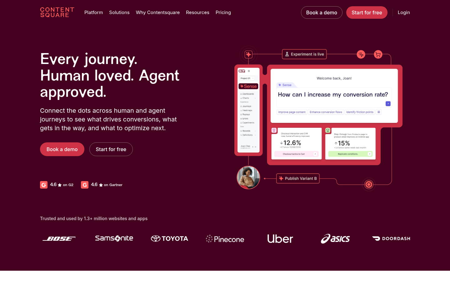 Homepage of the website, as captured