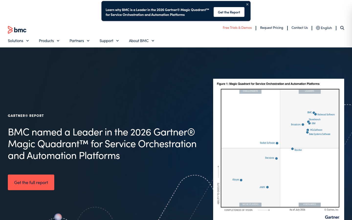 Homepage of the website, as captured
