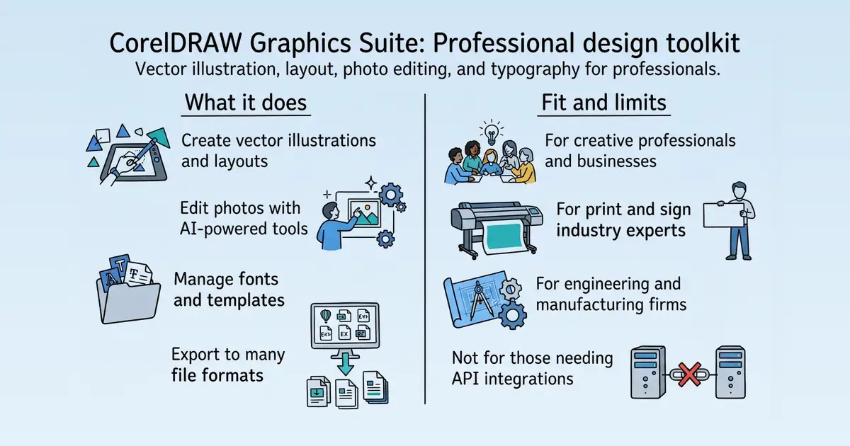 CorelDRAW Graphics Suite at a glance